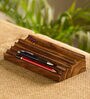 Ober Hand Crafted Sheesham Wood Pen Stand