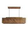 Oblique 36 Centrum Brown Wooden 3 Series Hanging Lamp