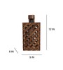 Oblique Brown Solid Wood Wall Sconces