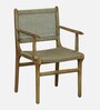 Obrovac Mango Wood Arm Chair In Natural Finish