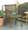 Obrovac Mango Wood Arm Chair In Natural Finish