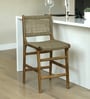 Obrovac Mango Wood Bar Chair In Natural Finish