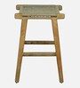 Obrovac Mango Wood Bar Stool In Natural Finish