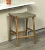 Obrovac Mango Wood Bar Stool In Natural Finish