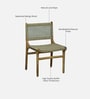 Obrovac Mango Wood Dining Chair In Natural Finish