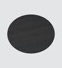 Obsidian Crest Sculpted Monolithic Grandeur Matte Finish Coffee Table in Black Colour