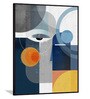 Obsidian Plant Multicolor Canvas Framed Art Print Set of 2