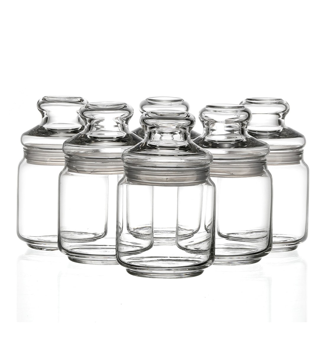 Buy 500 Ml Glass Jar Set of 6 By Ocean Online Jars and Containers