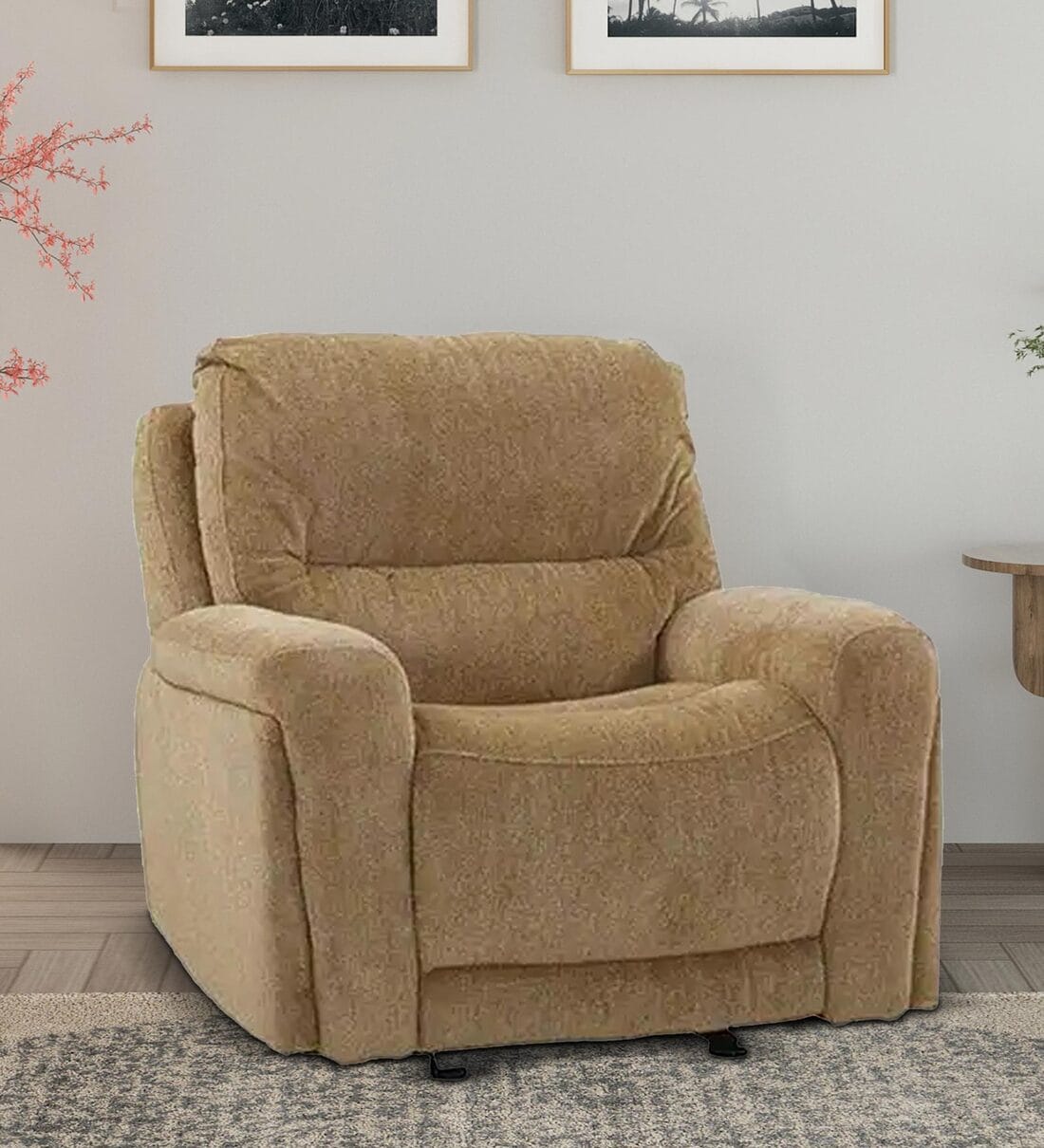 Buy Octane Fabric 1 Seater Manual Recliner In Brown Colour At 46 Off By Royaloak Pepperfry 1632