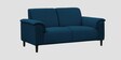 Ocean Velvet 2 Seater Sofa in Azure Blue Color