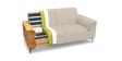 Ocean Velvet 2 Seater Sofa in Camel Beige Color