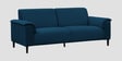 Ocean Velvet 3 Seater Sofa in Azure Blue Color