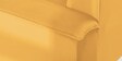 Ocean Velvet 3 Seater Sofa in Turmeric Yellow Color