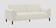 Ocean Velvet 3 Seater Sofa in Warm White Color