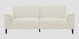 Ocean Velvet 3 Seater Sofa in Warm White Color