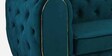 Octavius 3 Seater Velvet Sofa in Teal Blue Colour