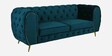 Octavius 3 Seater Velvet Sofa in Teal Blue Colour