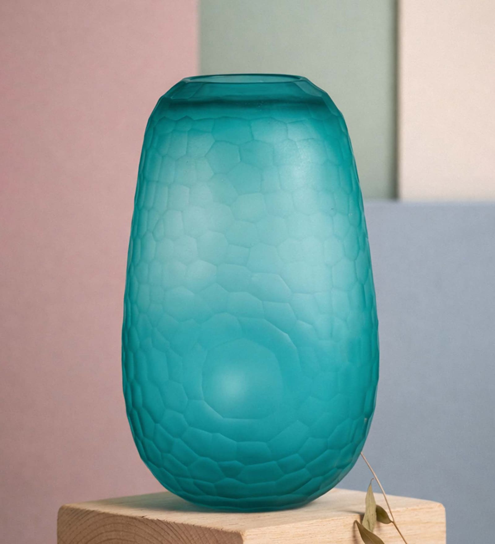 Ocean Breeze Glass Vase