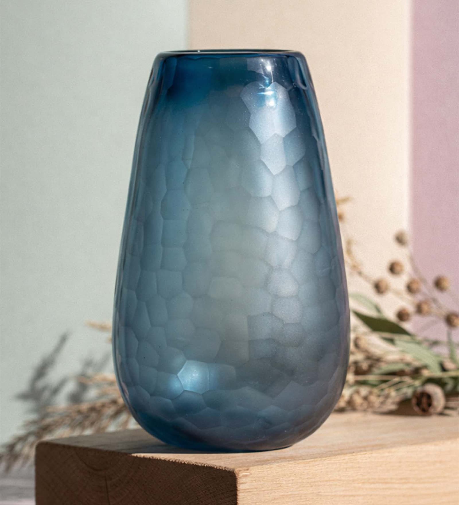 Ocean Breeze Glass Vase