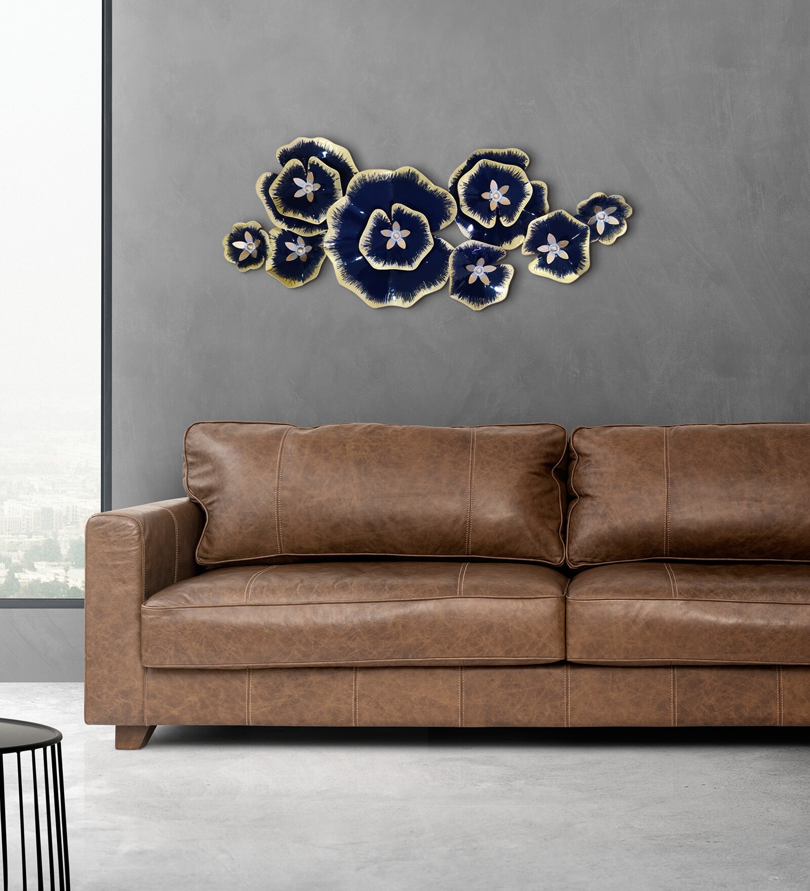 Buy Oceanic Blue & Gold Aluminium Wall Art at 6 OFF by Cocovey Pepperfry