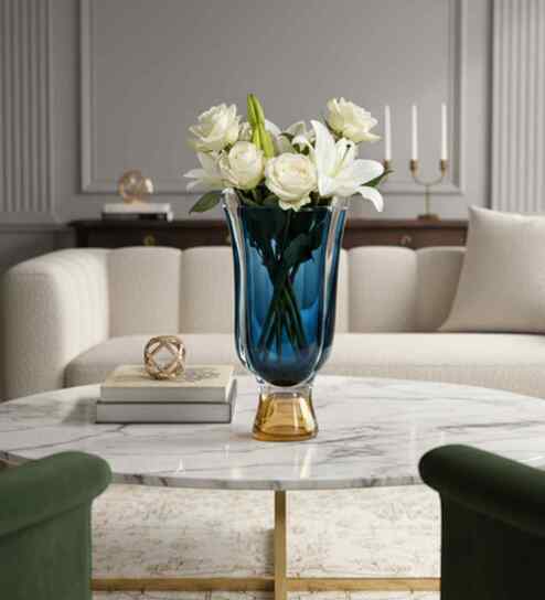 Ocean Horizon Glass Vase