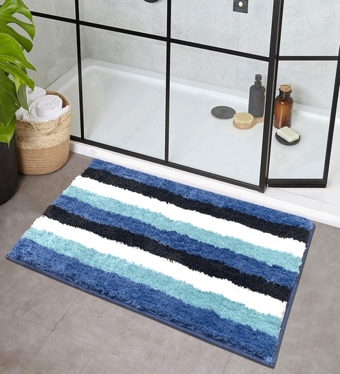 Ocean Microfibre 23x35 Inches Fluffy Bath Mat