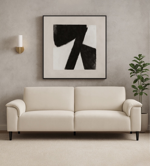 Ocean Velvet 3 Seater Sofa in Camel Beige Color
