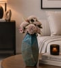 Ocean Blue Glass Elysian Bloom Vase