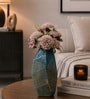 Ocean Blue Glass Elysian Bloom Vase