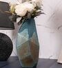 Ocean Blue Glass Elysian Bloom Vase