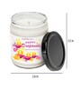 Ocean Breeze Aroma White Wax Scented Candles With Ganesha Idol