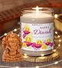 Ocean Breeze Aroma White Wax Scented Candles With Ganesha Idol