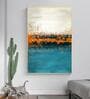 Ocean Multicolour Synthetic Wood Wall Art