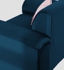 Ocean Velvet 1 Seater Sofa in Azure Blue Color