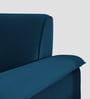 Ocean Velvet 1 Seater Sofa in Azure Blue Color