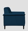 Ocean Velvet 1 Seater Sofa in Azure Blue Color