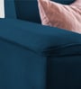 Ocean Velvet 1 Seater Sofa in Azure Blue Color