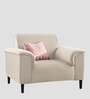 Ocean Velvet 1 Seater Sofa in Camel Beige Color