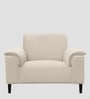 Ocean Velvet 1 Seater Sofa in Camel Beige Color
