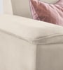 Ocean Velvet 1 Seater Sofa in Camel Beige Color