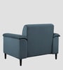 Ocean Velvet 1 Seater Sofa in Oxford Blue Color