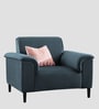 Ocean Velvet 1 Seater Sofa in Oxford Blue Color