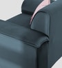 Ocean Velvet 1 Seater Sofa in Oxford Blue Color