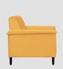 Ocean Velvet 1 Seater Sofa in Turmeric Yellow Color