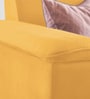 Ocean Velvet 1 Seater Sofa in Turmeric Yellow Color