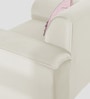 Ocean Velvet 1 Seater Sofa in Warm White Color