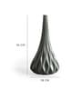 Grey Ocean Wave Big Vase