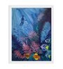 Ocean World Handmade Acrylic Paint On Canvas Unframed