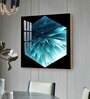 Oceanic Abstraction Glass Finish Square Wall Art