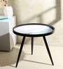 Oceara Large End Table In Blue & Black Finish